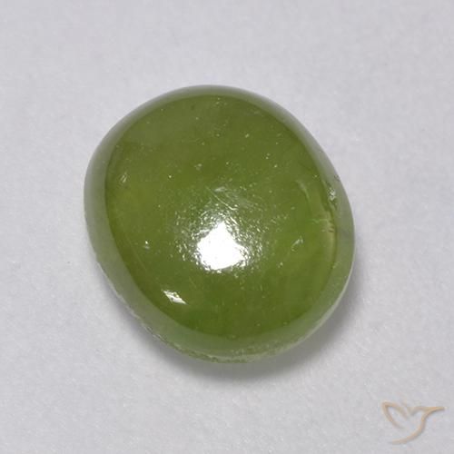 Esfena verde escuro Natural 2.75ct, oval, Translúcido