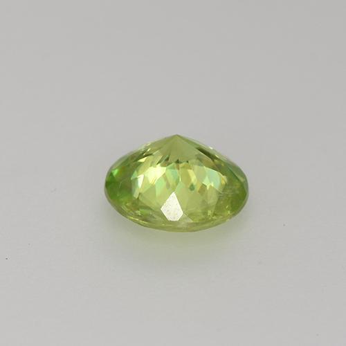 Esfena amarelo natural 0,72ct, corte redondo, VS-SI