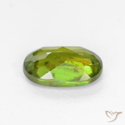 Esfena Verde floresta Natural 0.65ct, oval, VS-SI