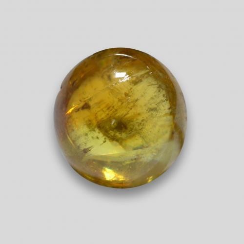 Esfena dourado natural 2,24ct, corte oval, transparente