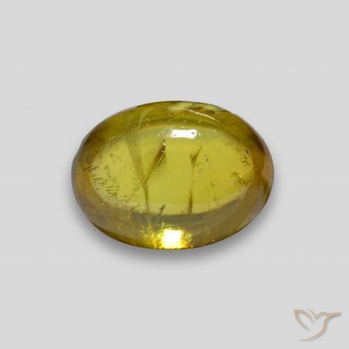 Esfena ouro médio Natural 2.13ct, oval, Transparente