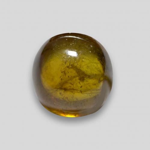 Esfena dourado natural 2,36ct, corte redondo, transparente