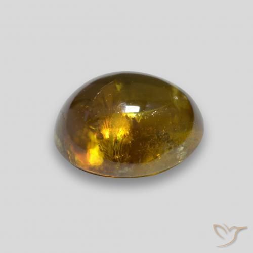 Esfena Dourado Natural 2.28ct, oval, Transparente