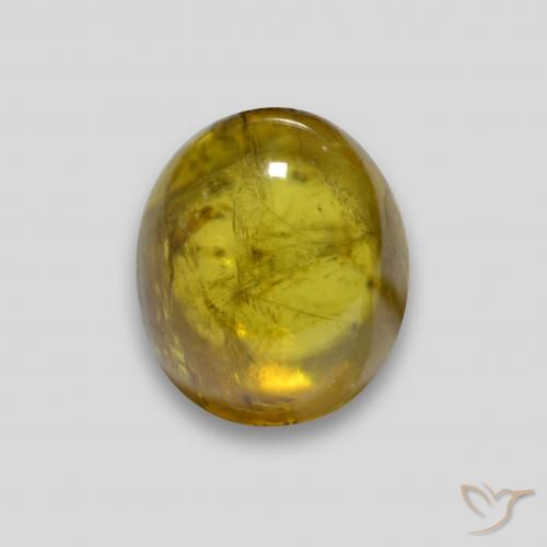 Esfena Dourado Natural 2.63ct, oval, Transparente