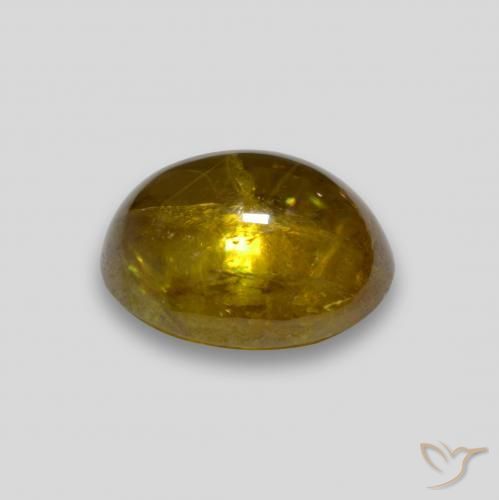 Esfena Dourado Natural 2.63ct, oval, Transparente