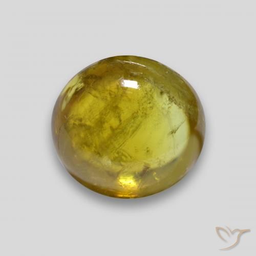 2.67ct Natural ouro médio Esfena, oval, Transparente
