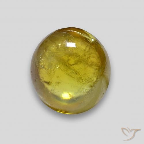 Esfena ouro médio Natural 2.67ct, oval, Transparente
