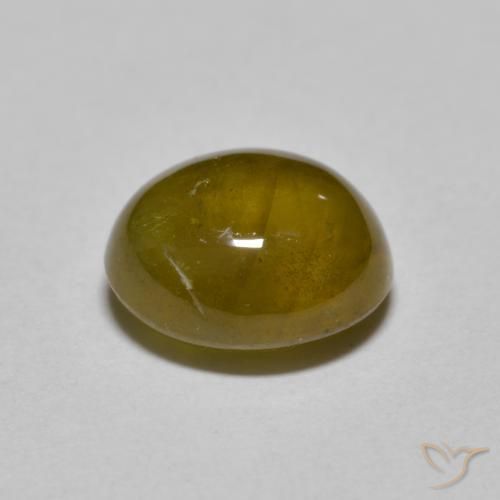 Esfena Marrom dourado Natural 2.99ct, oval, Translúcido