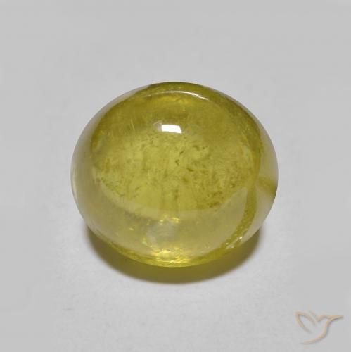 3.18ct Natural ouro médio Esfena, oval, Translúcido