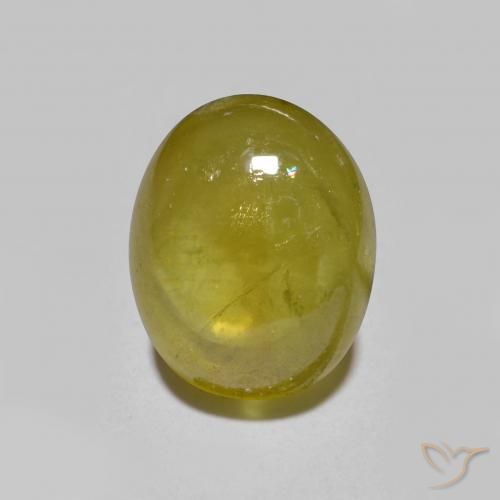 3.00ct Natural Marrom dourado Esfena, oval, Translúcido
