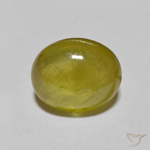 Esfena Marrom dourado Natural 3.00ct, oval, Translúcido