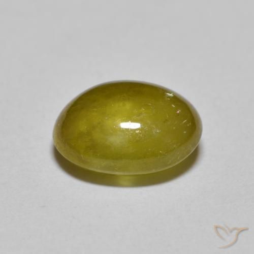 Esfena Marrom dourado Natural 3.00ct, oval, Translúcido