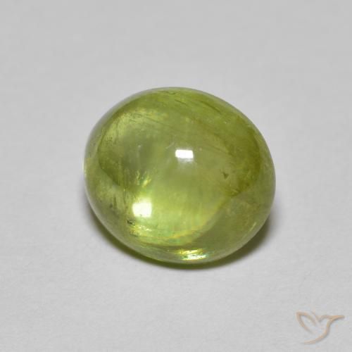 Esfena Verde Floresta Claro Natural 2.00ct, oval, Transparente