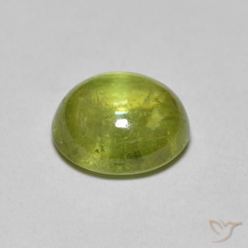 Esfena Verde Floresta Claro Natural 2.00ct, oval, Transparente