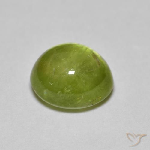 Esfena Medium Light Green Natural 2.17ct, oval, Translúcido