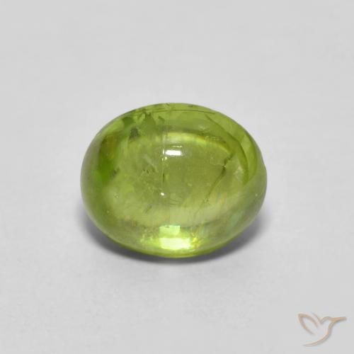 1.09ct Natural Verde Terroso Claro Esfena, oval, Transparente