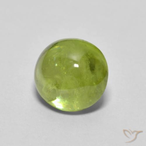 Esfena Verde amarelado vivo Natural 1.90ct, oval, Transparente
