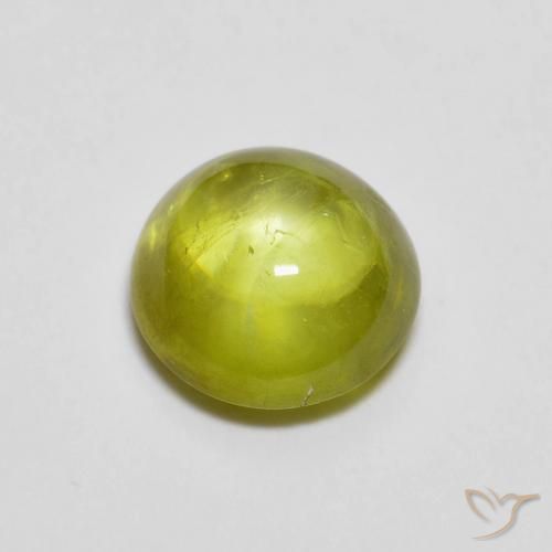 1.33ct Natural Verde Floresta Quente Esfena, oval, Transparente