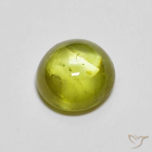 Esfena Verde Floresta Quente Natural 1.33ct, oval, Transparente