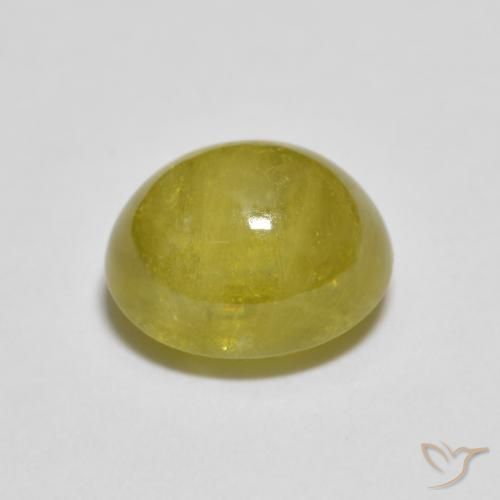 Esfena Abelha Amarela Natural 2.78ct, oval, Transparente