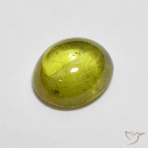 1.98ct Natural Verde Floresta Quente Esfena, oval, Transparente