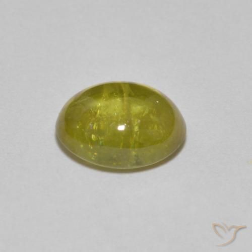 Esfena Luz amarela Natural 1.92ct, oval, Transparente