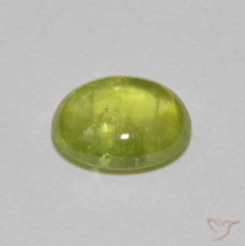 Esfena amarelo médio Natural 2.27ct, oval, Transparente