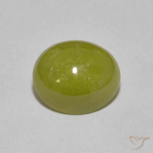 2.57ct Natural Verde Floresta Quente Esfena, oval, Translúcido