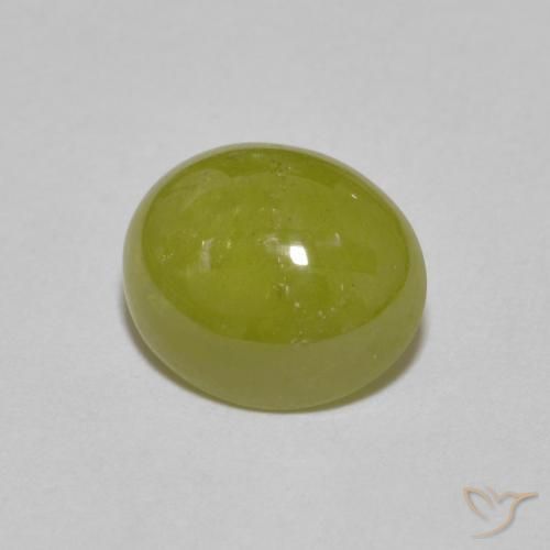 Esfena Verde Floresta Quente Natural 2.57ct, oval, Translúcido
