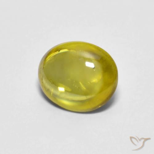 Esfena Amarelo claro médio Natural 1.04ct, oval, Transparente