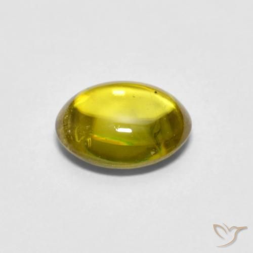 Esfena Amarelo claro médio Natural 1.04ct, oval, Transparente