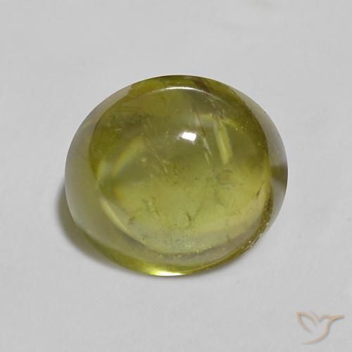 Esfena Verde Floresta Quente Natural 1.69ct, oval, Transparente