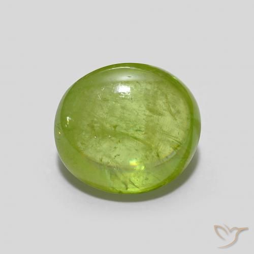 2.53ct Natural Verde claro Esfena, oval, Transparente
