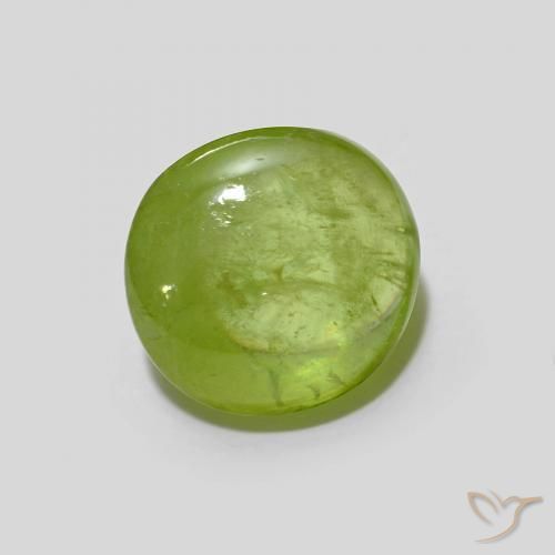 Esfena Verde claro Natural 2.53ct, oval, Transparente