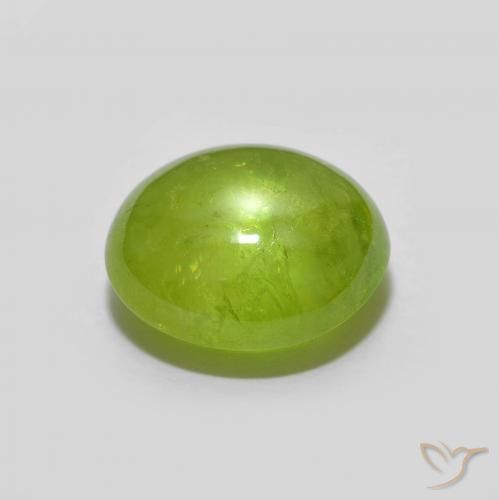 Esfena Verde claro Natural 2.53ct, oval, Transparente