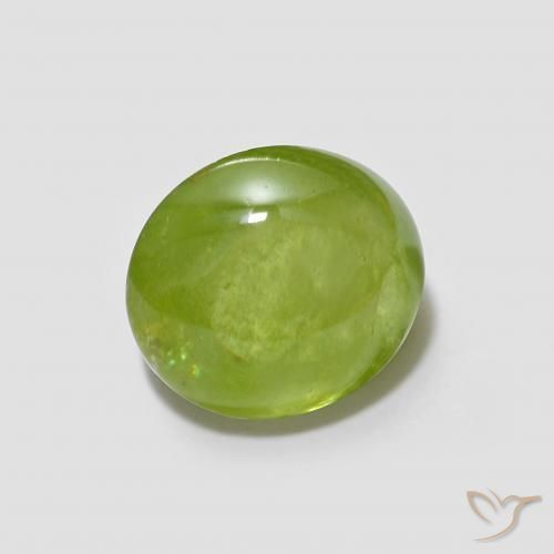 Esfena Verde médio Natural 1.72ct, oval, Translúcido