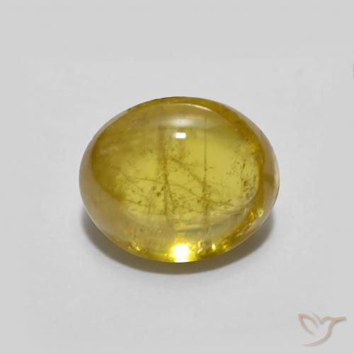 1.94ct Natural Dourado-Laranja Esfena, oval, Transparente