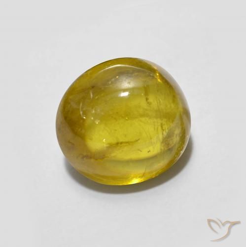 Esfena Ouro Terroso Natural 2.61ct, oval, Transparente