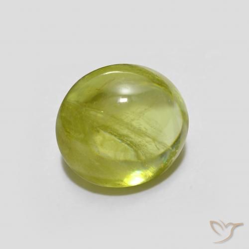 Esfena Limão amarelo Natural 1.78ct, oval, Transparente