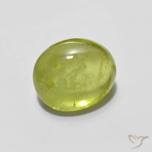 Esfena amarelo médio Natural 2.37ct, oval, Transparente