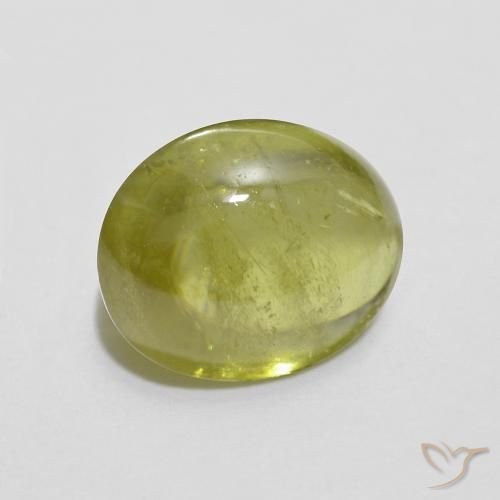 Esfena Luz verde Natural 2.40ct, oval, Transparente