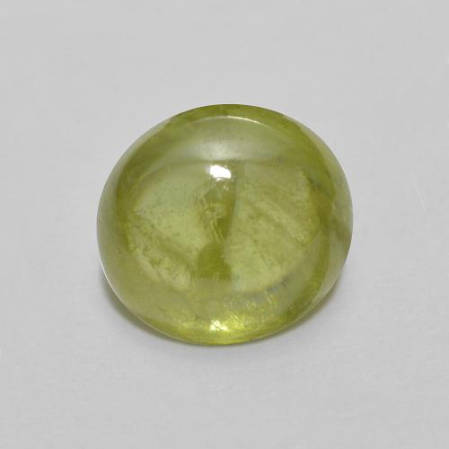 Esfena Verde Floresta Claro Natural 1.72ct, Corte Oval, Transparente