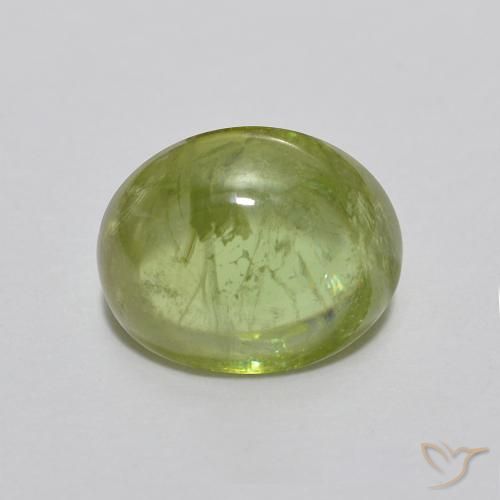 1.93ct Natural Verde médio Esfena, oval, Transparente