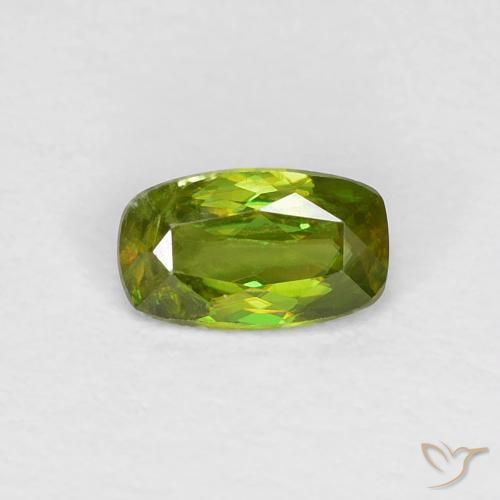 Esfena Verde floresta Natural 0.33ct, Almofada, VS