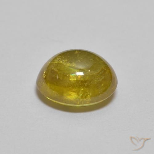 Esfena amarelo médio Natural 1.69ct, oval, Transparente
