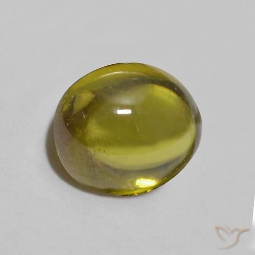 Esfena Ouro Terroso Natural 1.22ct, oval, Transparente