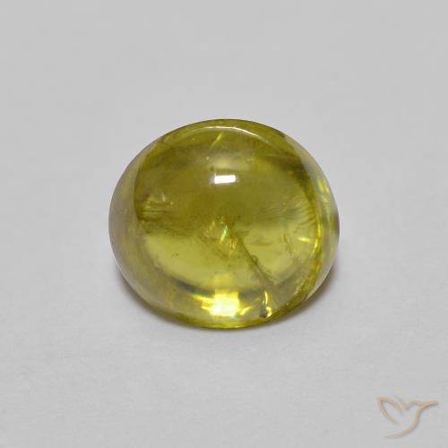 1.24ct Natural ouro médio Esfena, oval, Transparente