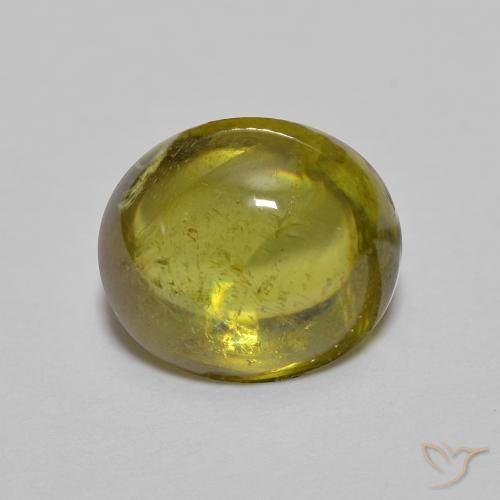 1.76ct Natural Marrom Dourado Profundo Esfena, oval, Transparente