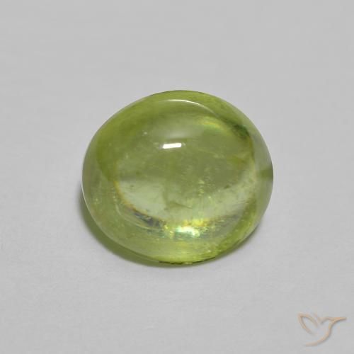Esfena Verde médio Natural 1.31ct, oval, Transparente
