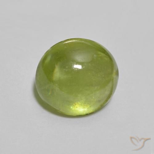 Esfena Verde claro Natural 1.53ct, oval, Transparente